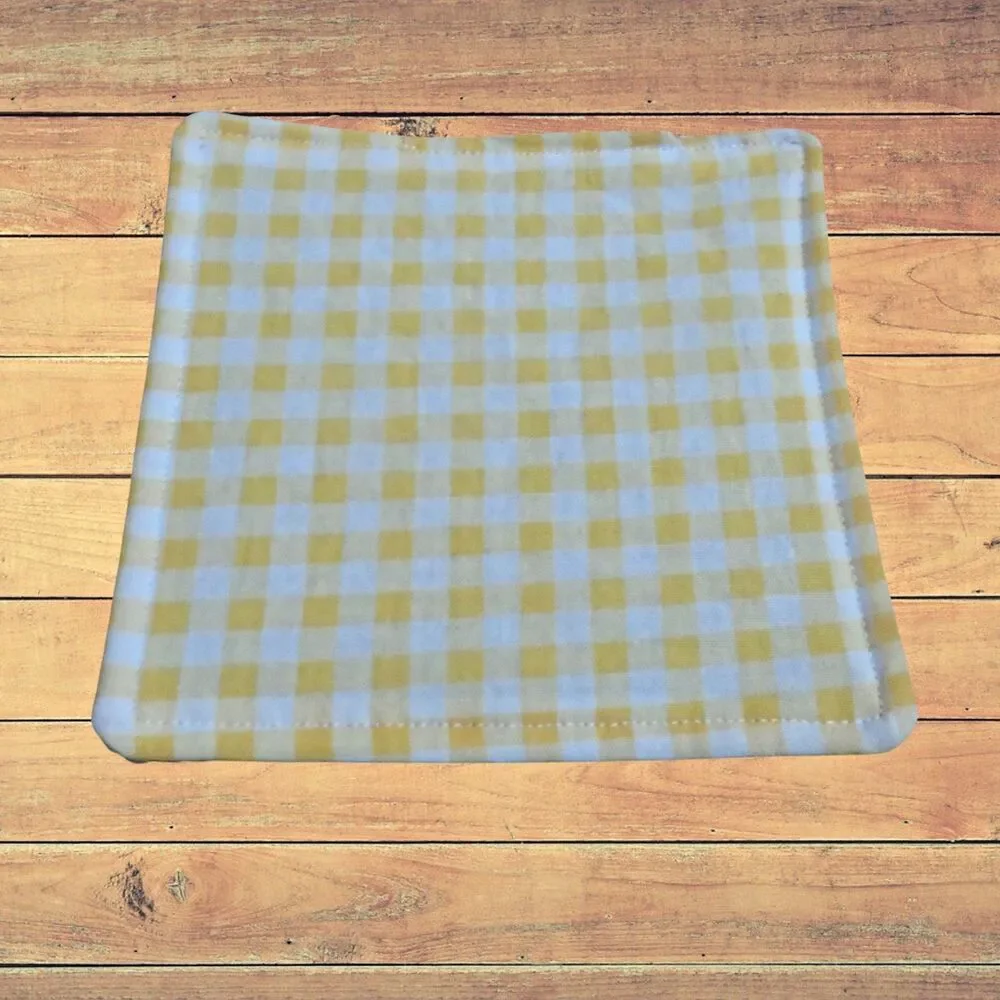 Jar Gripper, Handmade Jar Opener, Yellow Gingham